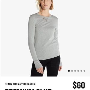 American giant premium slub long sleeve cotton T